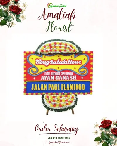 Bunga Papan Congratulation di Segeran Kidul